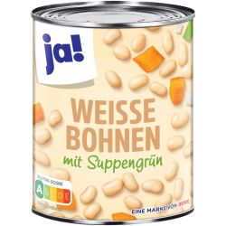 JA! супа от бял боб със зеленчуци (800 г)