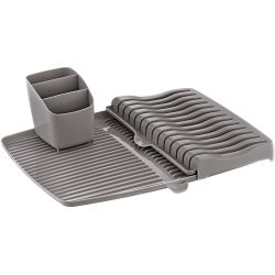 Horecano стелаж за чинии, 3 части, теракота, 40 см x 30.5 см x H11.5 см (1 бр.)