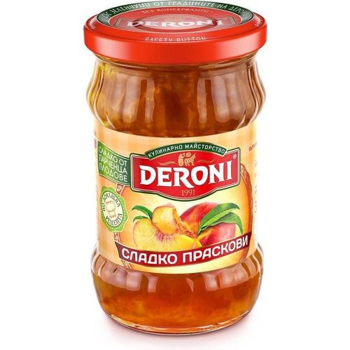 Deroni сладко от праскови (300 г)