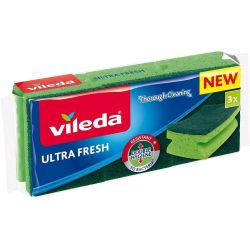 Vileda Ultra Fresh антибактериална кухненска гъба (3 бр.)