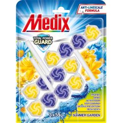 Medix WC Total Power ароматизатор за тоалетна, 3 бр. х 55 г (165 г)