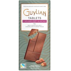 GuyLian Tablets млечен шоколад с карамелизирани бадеми (100 г)