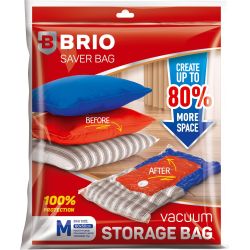 Brio вакуумна торба, размер M, 60 см х 50 см (1 бр.)