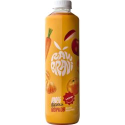 Raw Brani фреш ябълка, моркови и мандарина (1 л)