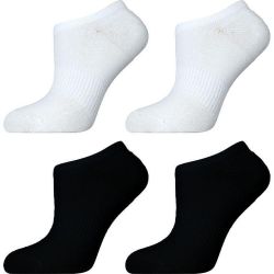 Happy Foottopia Premium терлици от памук, бял и черен, 39-42 номер (2 бр.)