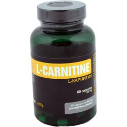 Nutrim L-карнитин, хранителна добавка, 60 капсули по 500 мг (60 бр.)