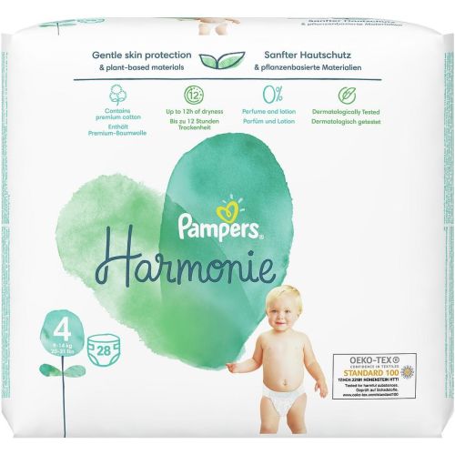 Pampers Harmonie пелени Maxi 4, 9 кг - 14 кг (28 бр.)