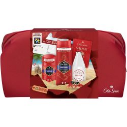 Old Spice Captain комплект душ гел 250 мл, део стик 50 мл, лосион 100 мл, несесер (1 бр.)