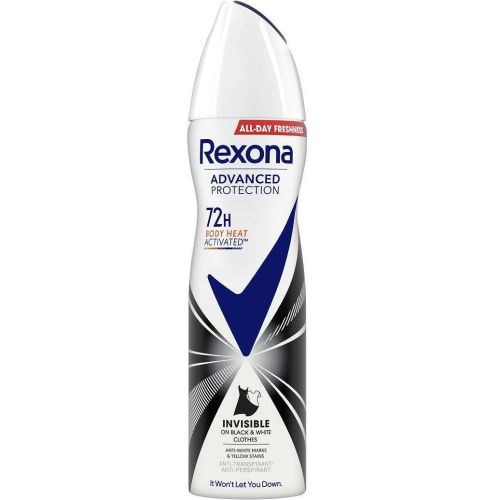 Rexona Invisible Black & White дезодорант спрей (150 мл)