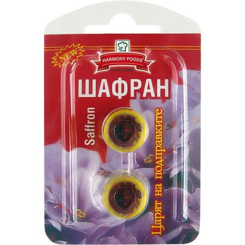 Harmony Foods шафран, 2 бр. х 0.1 г (0.2 г)