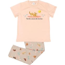 Christy дамска пижама с къс ръкав и дълъг панталон, куче (1 бр.)