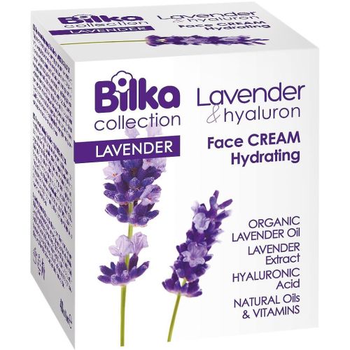 Bilka Lavender & Hyaluron хидратиращ крем за лице (40 мл)