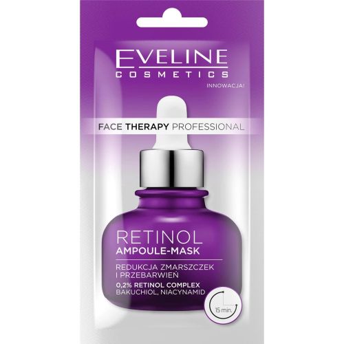 Eveline Cosmetics Face Therapy Ampoule-Mask Retinol маска за лице маска за лице с ретинол (8 мл)