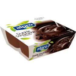Alpro соев десерт с тъмен шоколад 4 бр. х 125 г (500 г)