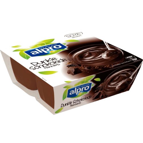 Alpro соев десерт с тъмен шоколад 4 бр. х 125 г (500 г)