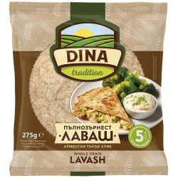Dina пълнозърнест лаваш (275 г)