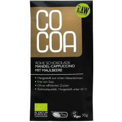 Co coa био суров шоколад с бадеми и черници (50 г)