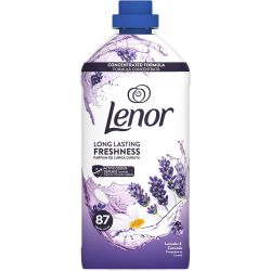 Lenor Lavender & Chamomile омекотител, 87 пранета (1.827 л)
