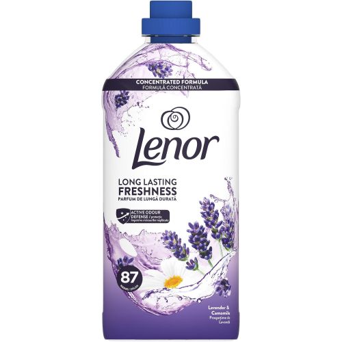 Lenor Lavender & Chamomile омекотител, 87 пранета (1.827 л)