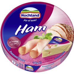Hochland топено сирене с шунка (140 г)