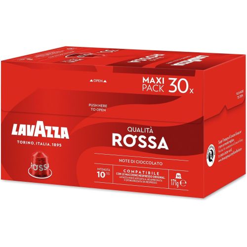 Lavazza Qualita Rossa кафе капсули съвместими с Nespresso (30 бр.)