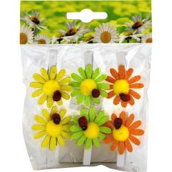 Декорация щипки с калинки, 6 бр. х 5 см (6 бр.)