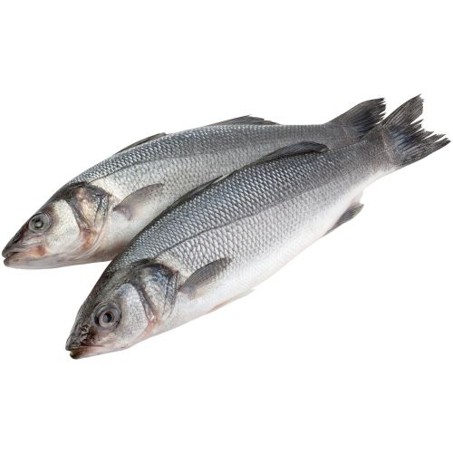 Лаврак, чистен, охладен, с глави, на килограм (1 кг)