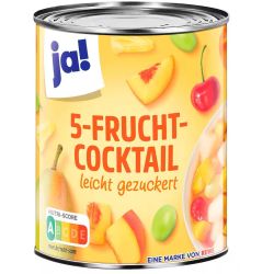 JA! 5 вида екзотични плодове, леко подсладени (410 г)