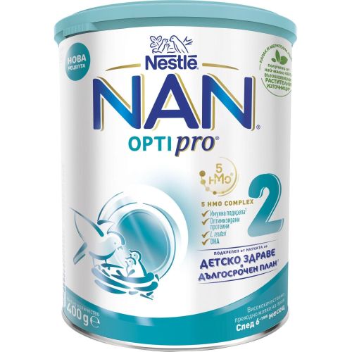 Nestle NAN OptiPro адаптирано мляко 2, 6+ месеца (400 г)