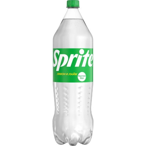 Sprite лимон и лайм газирана безалкохолна напитка (2 л)