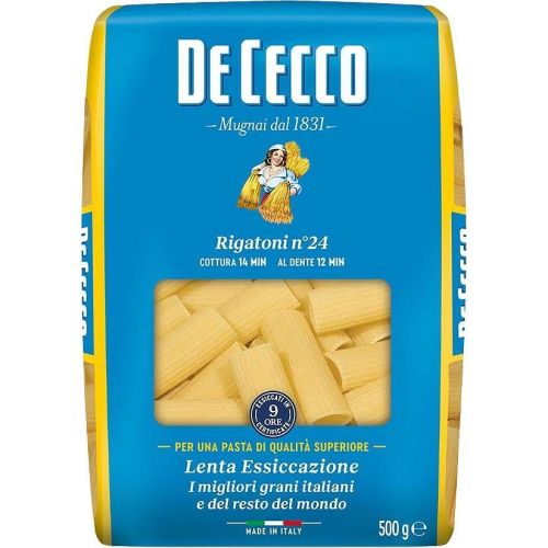 De Cecco ригатони No 24 (500 г)