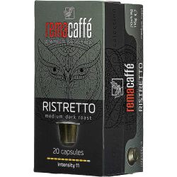 RemaCaffe Premium Selection Ristretto кафе капсули, съвместими с Nespresso (20 бр.)