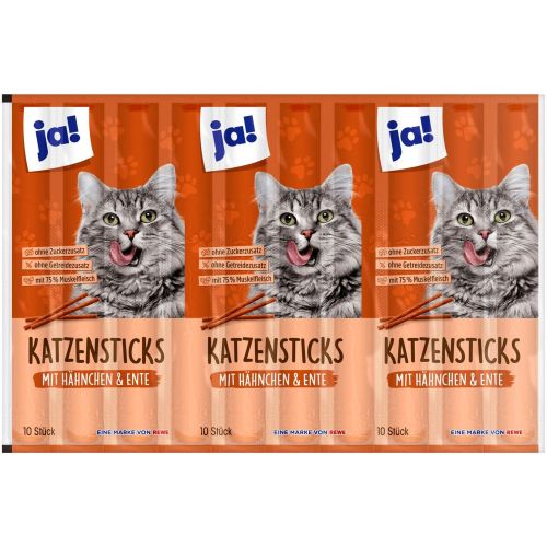 JA! храна за котка дентал сорт, 10 бр. (50 г)