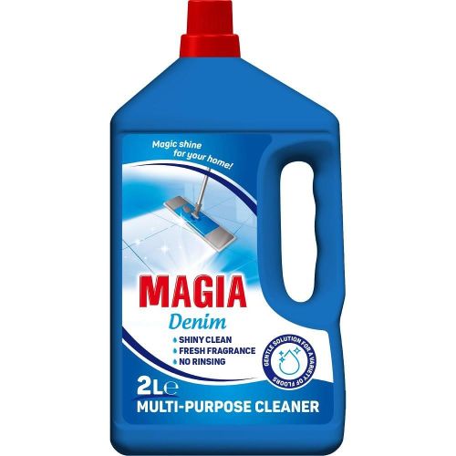 Magia Denim, почистващ препарат за под, син (2 л)