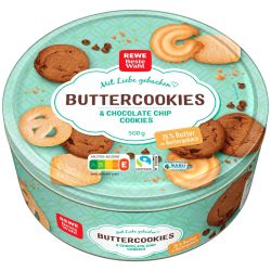 REWE маслени бисквити с шоколад (500 г)