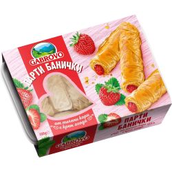 Gabrovo замразени парти банички с крем ягода (300 г)