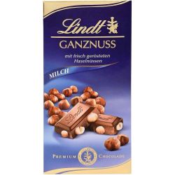 Lindt шоколад Ganznuss (100 г)