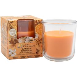 La Casa de Aromas Cinnamon & Orange ароматизирана свещ в чаша (140 г)
