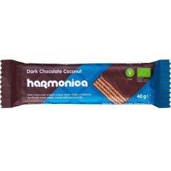Harmonica био вафла тунквана веган кокос и тъмен шоколад (40 г)
