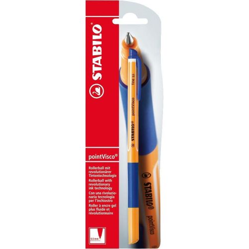 Stabilo Pointvisco ролер химикал с иновативно гел мастило, синьо (1 бр.)