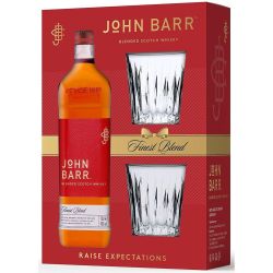 John Barr Finest Blend Scotch шотландско уиски + 2 чаши (700 мл)