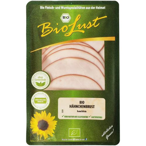 Bio Lust био пилешки гърди, слайс (80 г)