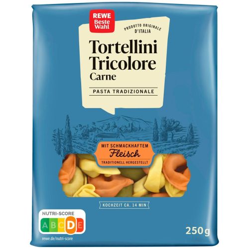 REWE тортелини с месо, трицветни (250 г)