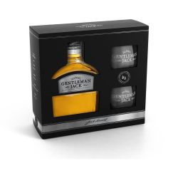 Jack Daniels Gentleman Jack бърбън уиски с две чаши (700 мл)