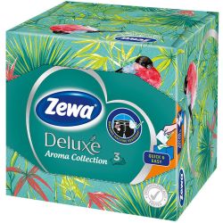 Zewa Deluxe Aroma Collection кърпи за лице трипластови, три визии (60 бр.)