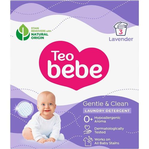 Teo Bebe прах за пране лавандула, 3 пранета (225 г)