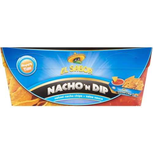 El Sabor Nacho'n'Dip чипс със сос салца (175 г)