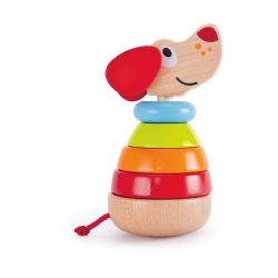 Hape музикално кученце с цветни рингове (1 бр.)