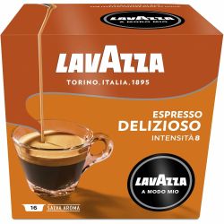 Lavazza Espresso Delizioso кафе капсули съвместими с A Modo Mio (16 бр.)