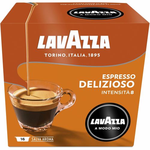 Lavazza Espresso Delizioso кафе капсули съвместими с A Modo Mio (16 бр.)
